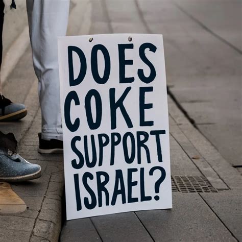 does coca cola support israel